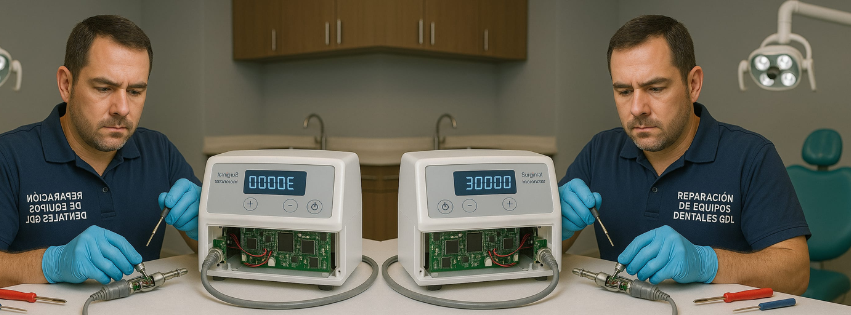 Reparacion de equipo de cirugia dental